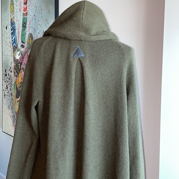 Stunning Olive Vince Cardigan XXS - Picture 3 of 6